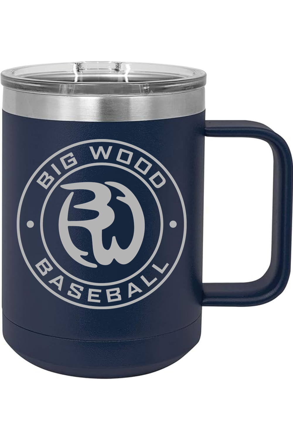 Big Wood Outdoor Stamp Insulated Coffee Mug with Slider Lid