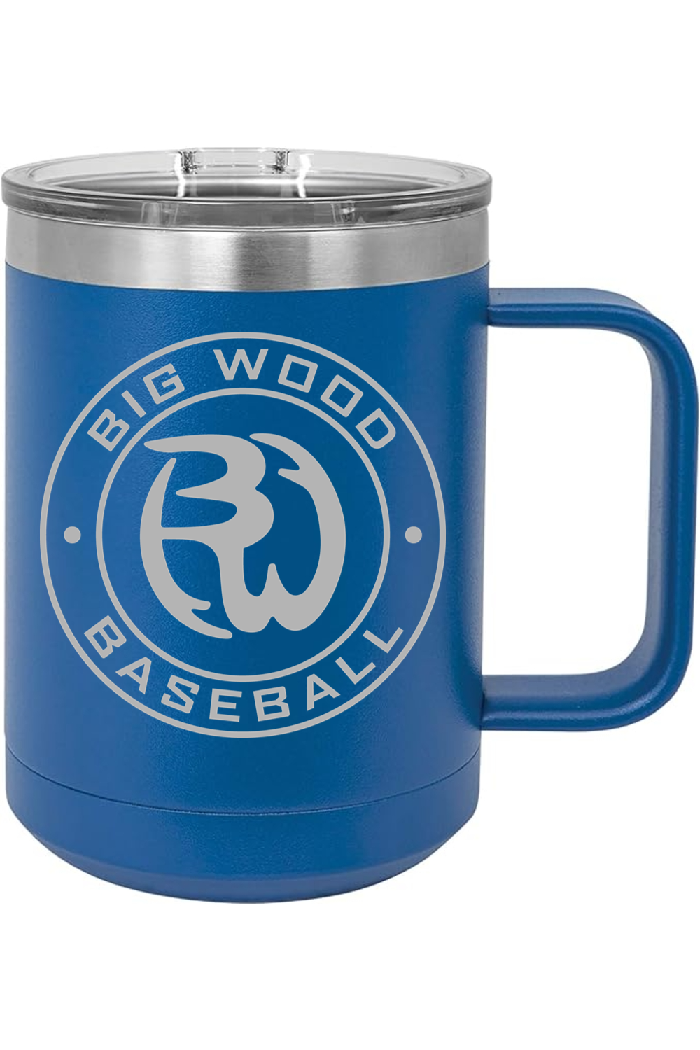 Big Wood Outdoor Stamp Insulated Coffee Mug with Slider Lid