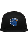 Home Plate Mascot Flat Bill Hat