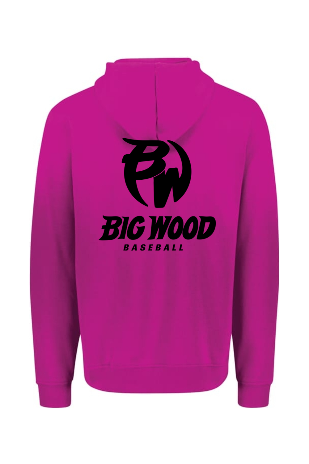 Big Wood Baseball Athletic Fit Hoodie