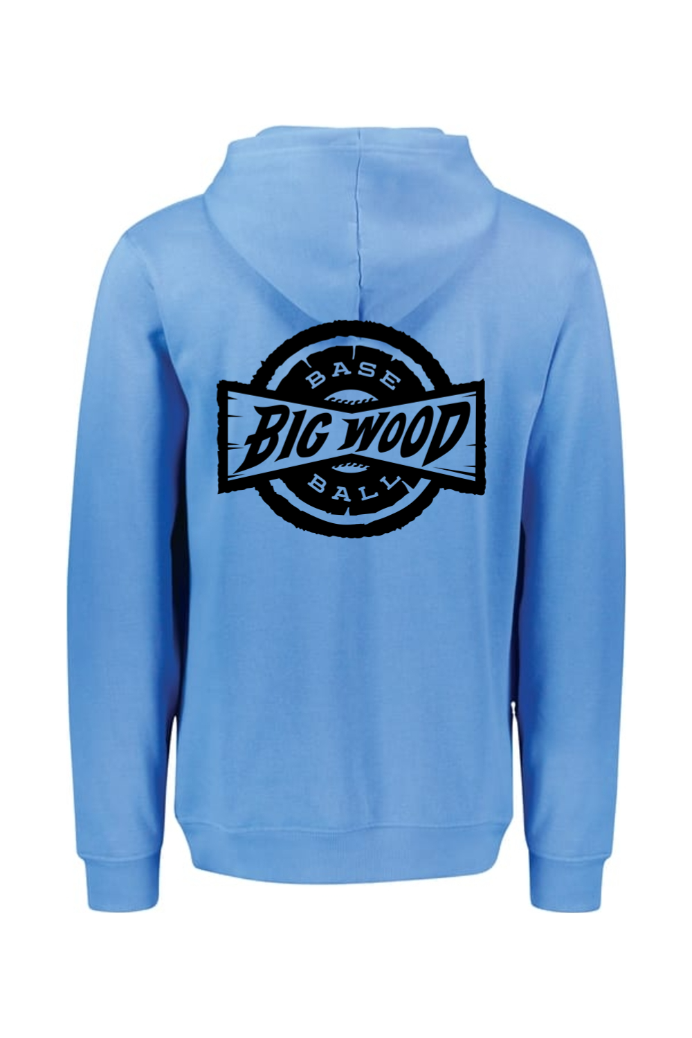 Big Wood Black Stamp Athletic Fit Hoodie