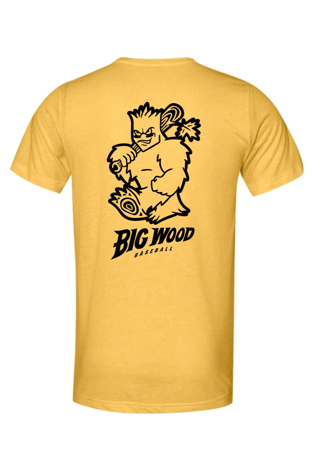 Big Wood Outlined Mascot Lightweight Tee