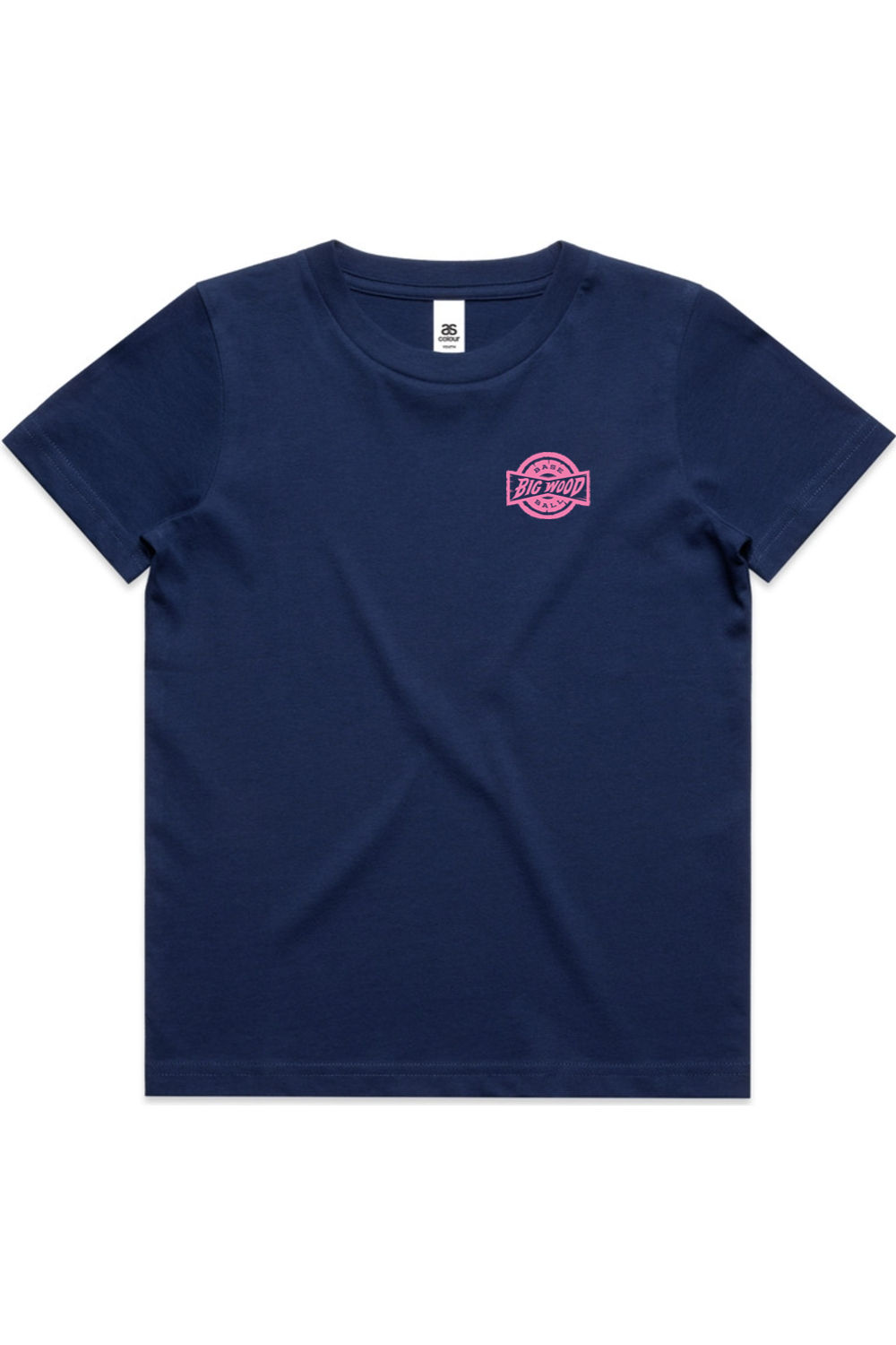 Youth - Big Wood Pink Stamp Tee