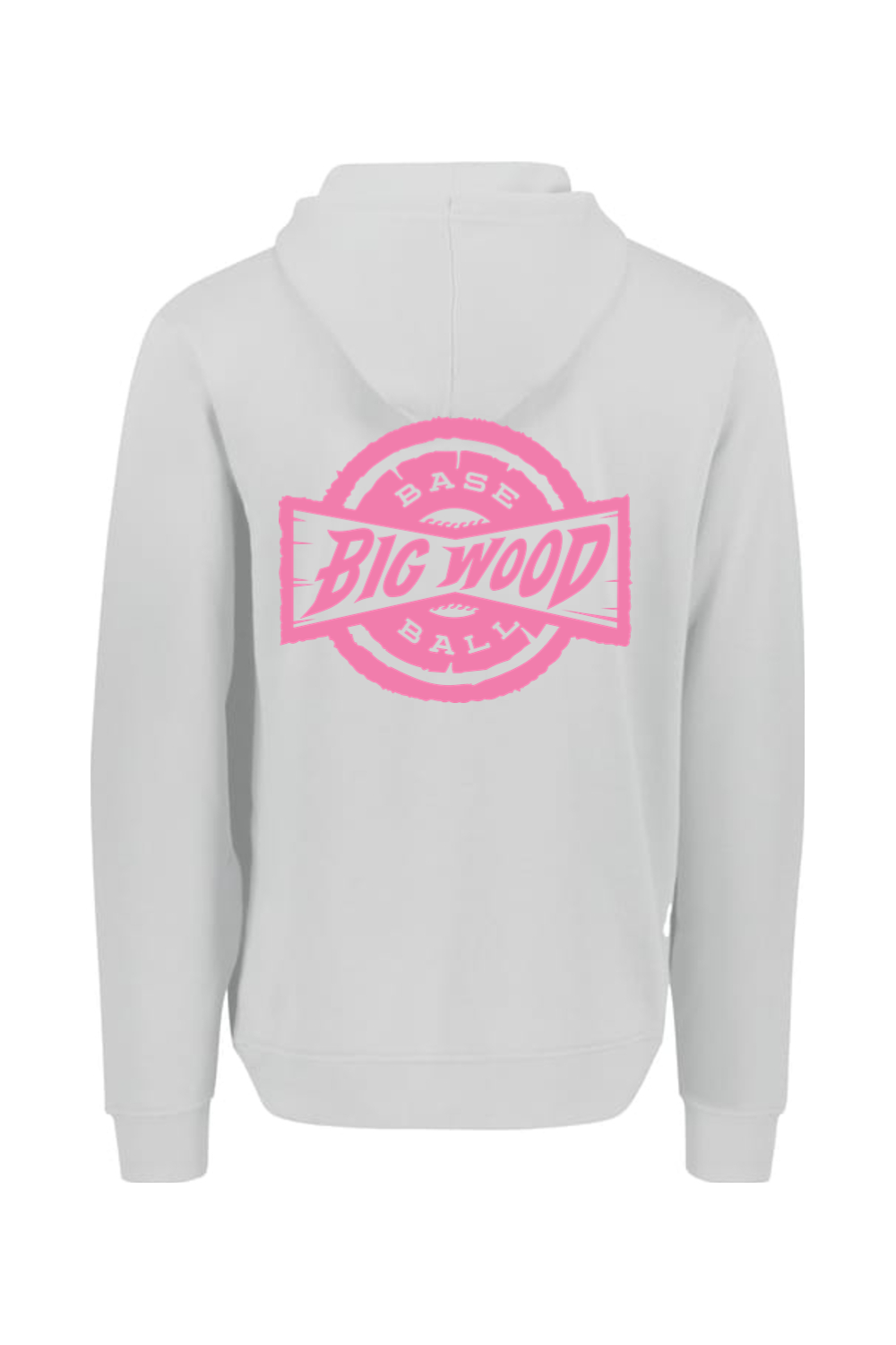 Big Wood Pink Stamp Athletic Fit Hoodie