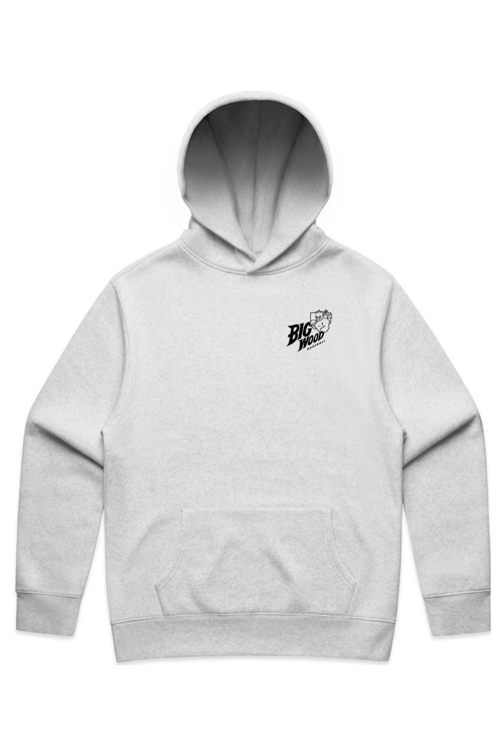 Big Wood Home Plate Mascot Relaxed Fit Hoodie