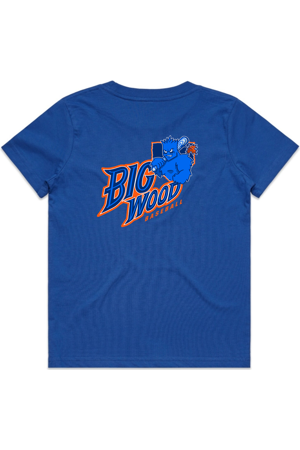 Youth - Big Wood Home Plate Mascot Tee