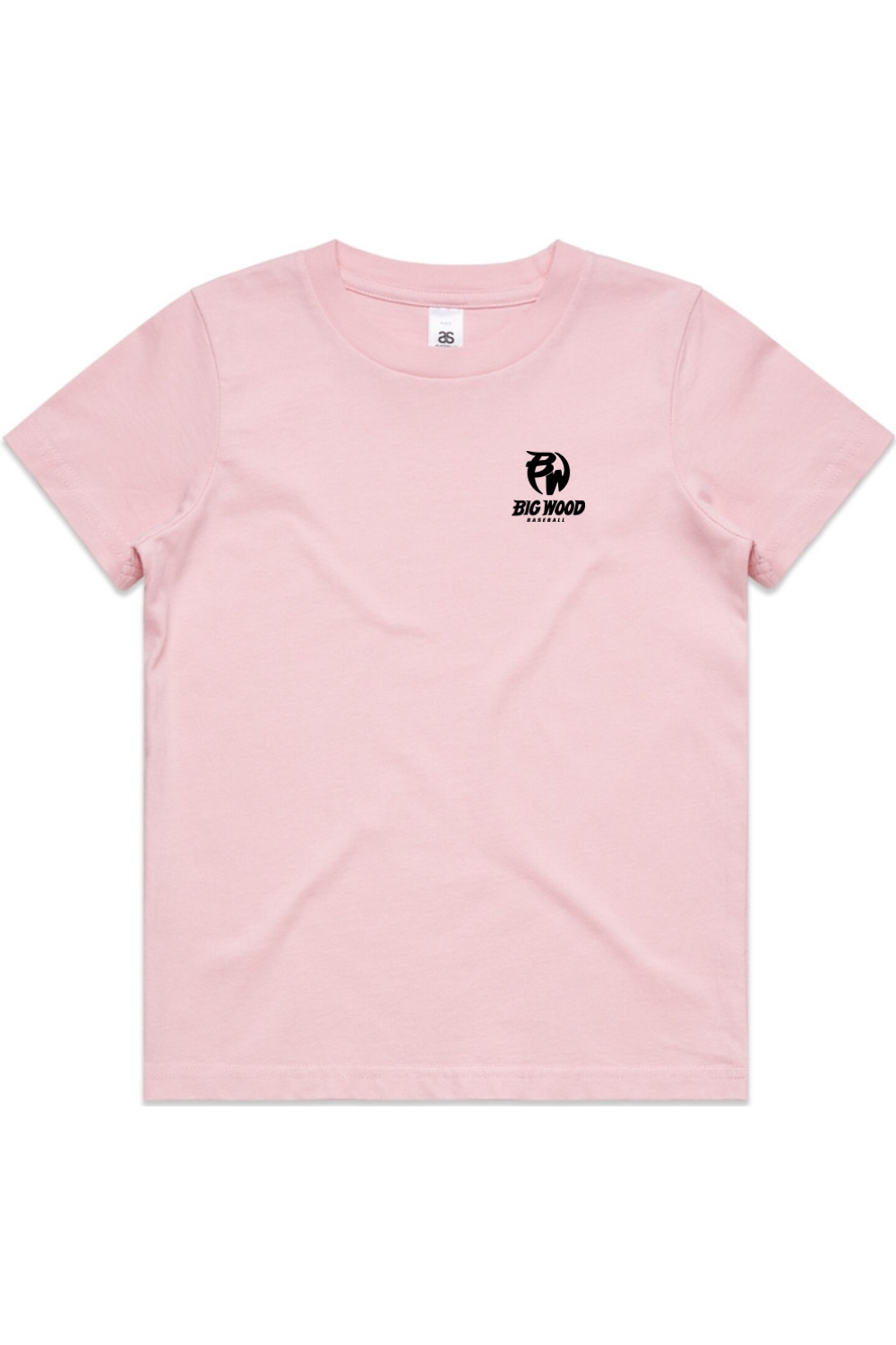 Youth - Big Wood Outlined Mascot Tee