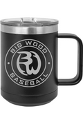 Big Wood Outdoor Stamp Insulated Coffee Mug with Slider Lid