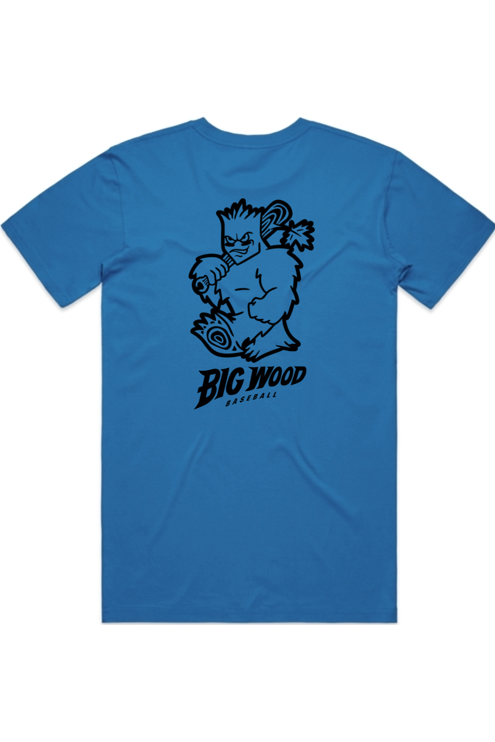 Big Wood Outlined Mascot Tee