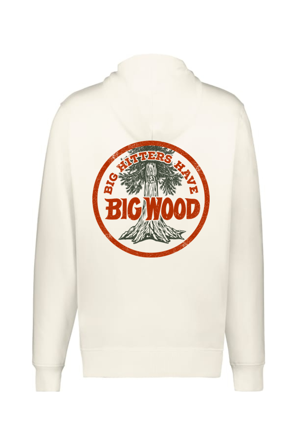 Big Hitters Have Big Wood Athletic Fit Hoodie