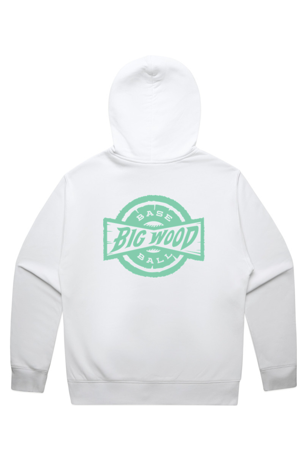 Big Wood Mint Stamp Relaxed Fit Hoodie
