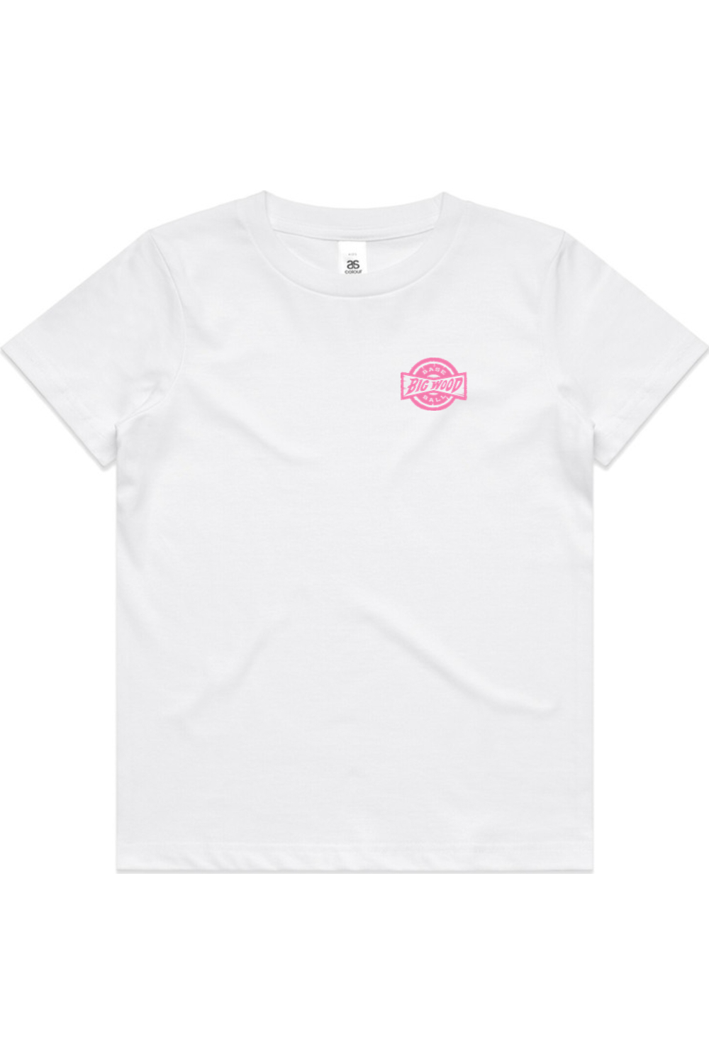 Youth - Big Wood Pink Stamp Tee