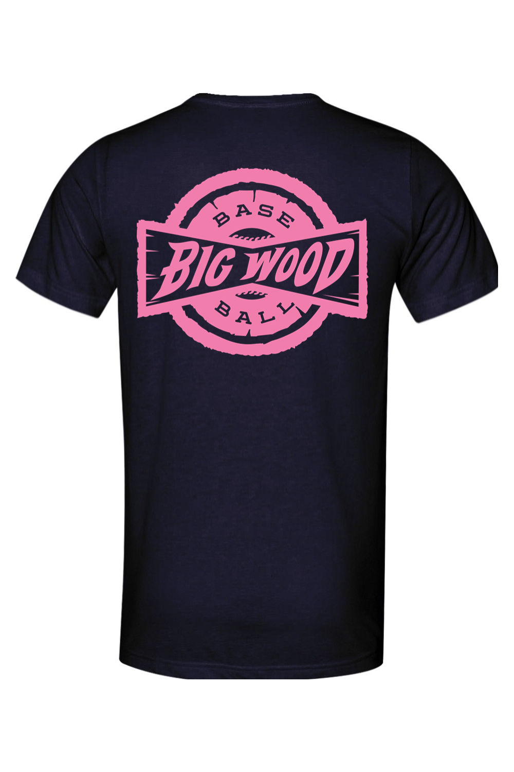 Big Wood Pink Stamp Lightweight Tee