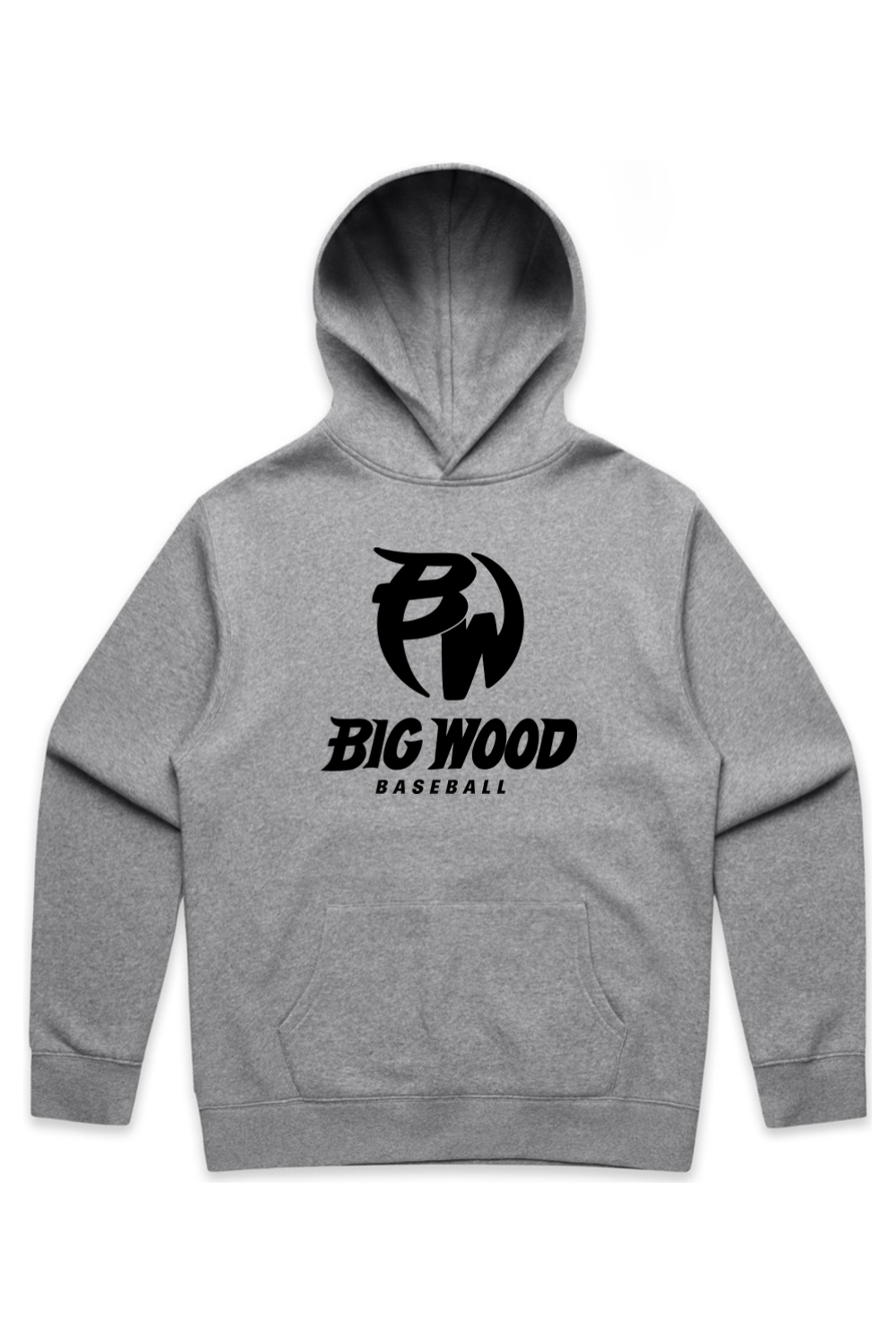 Big Wood Baseball Relaxed Fit Hoodie