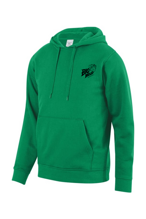 Big Wood Home Plate Mascot Athletic Fit Hoodie