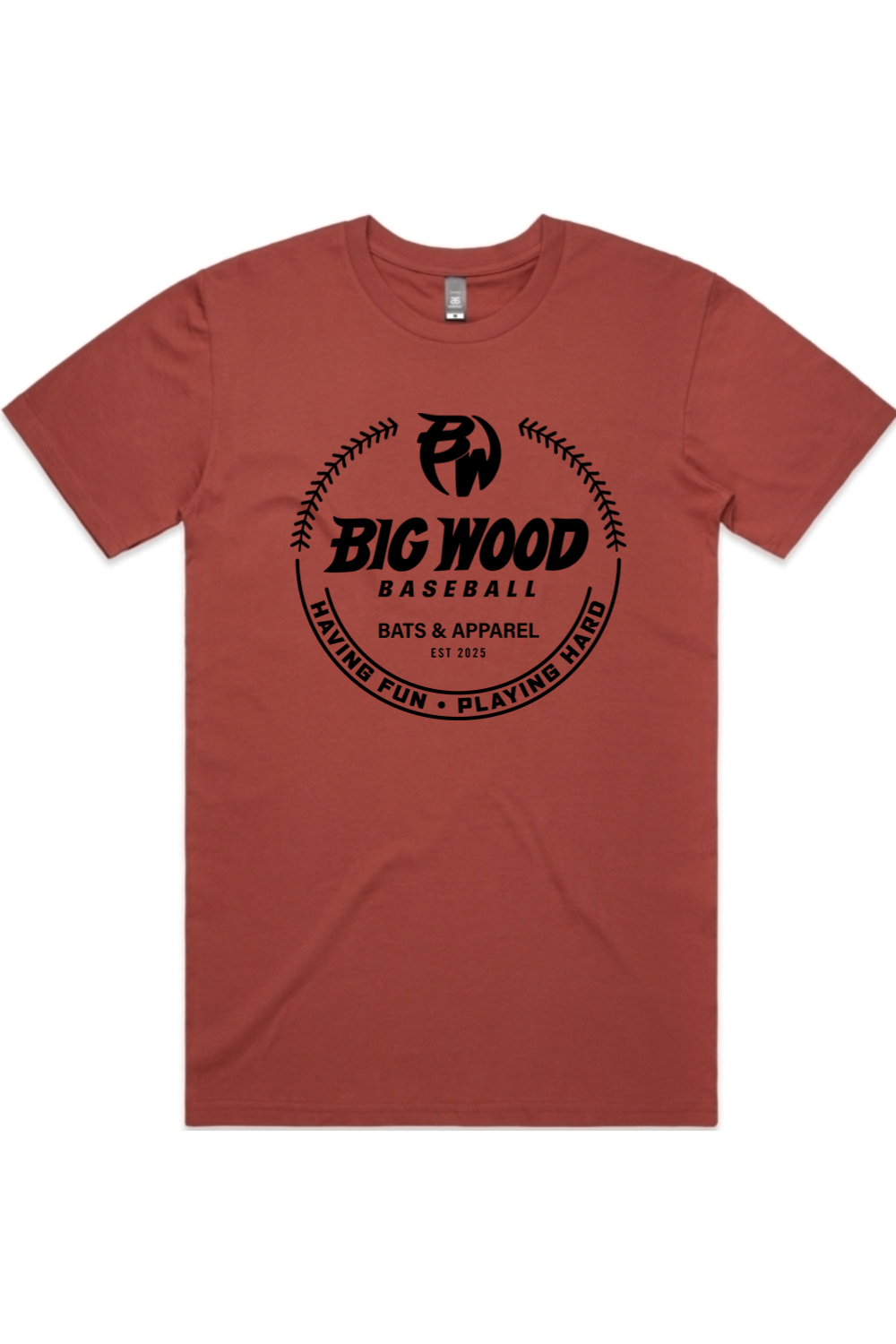 Big Wood Baseball Brand Signature Tee