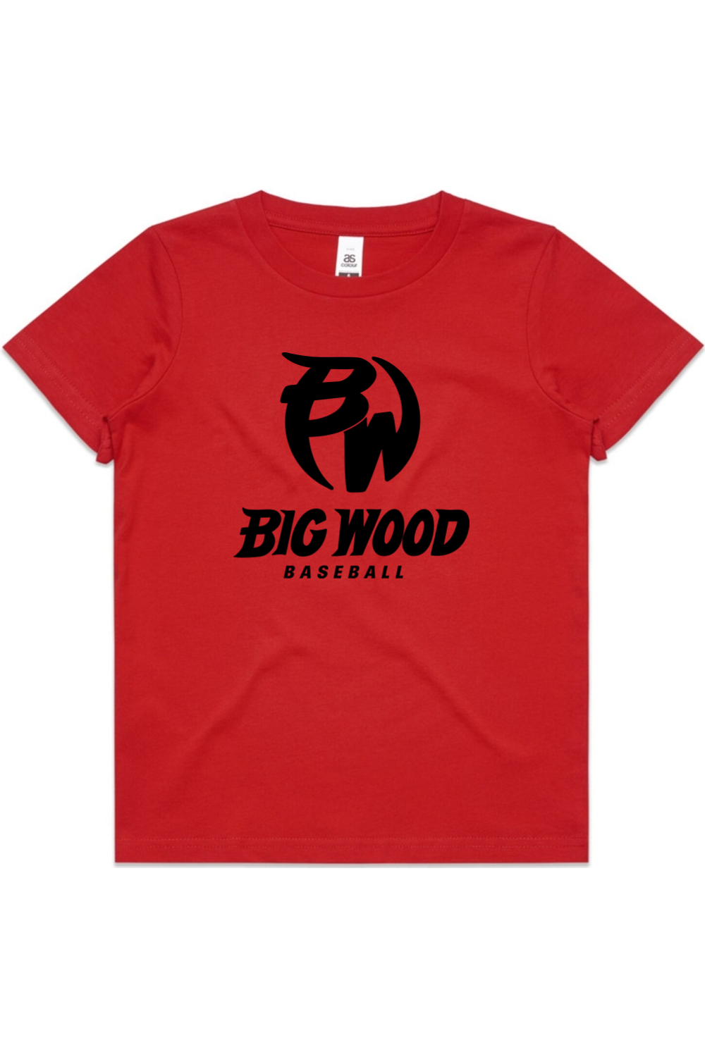Youth - Big Wood Baseball Tee