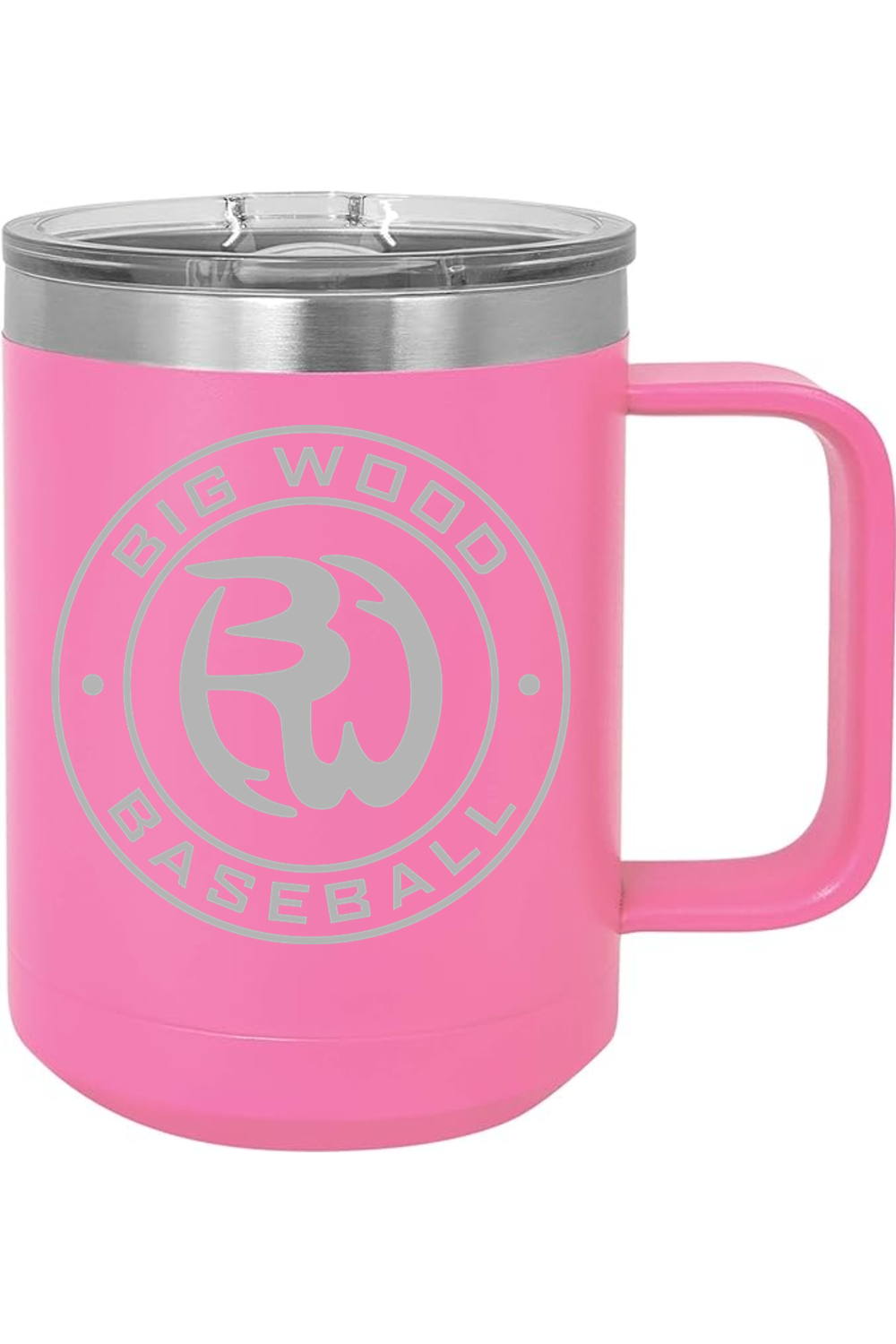Big Wood Outdoor Stamp Insulated Coffee Mug with Slider Lid