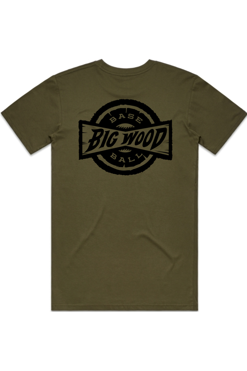Big Wood Black Stamp Tee