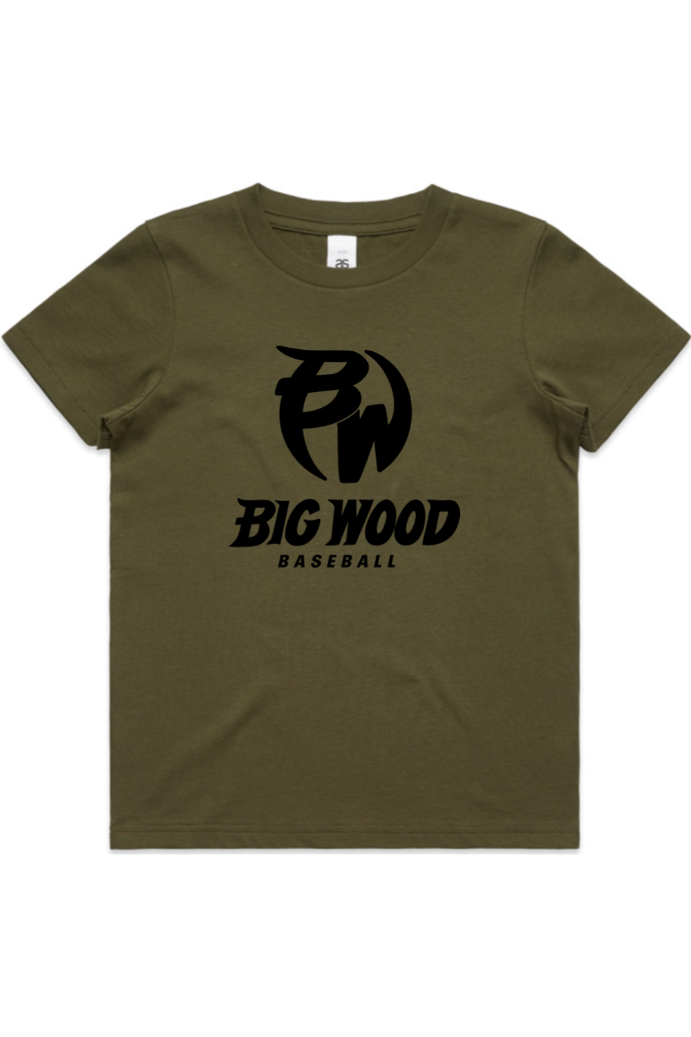 Youth - Big Wood Baseball Tee