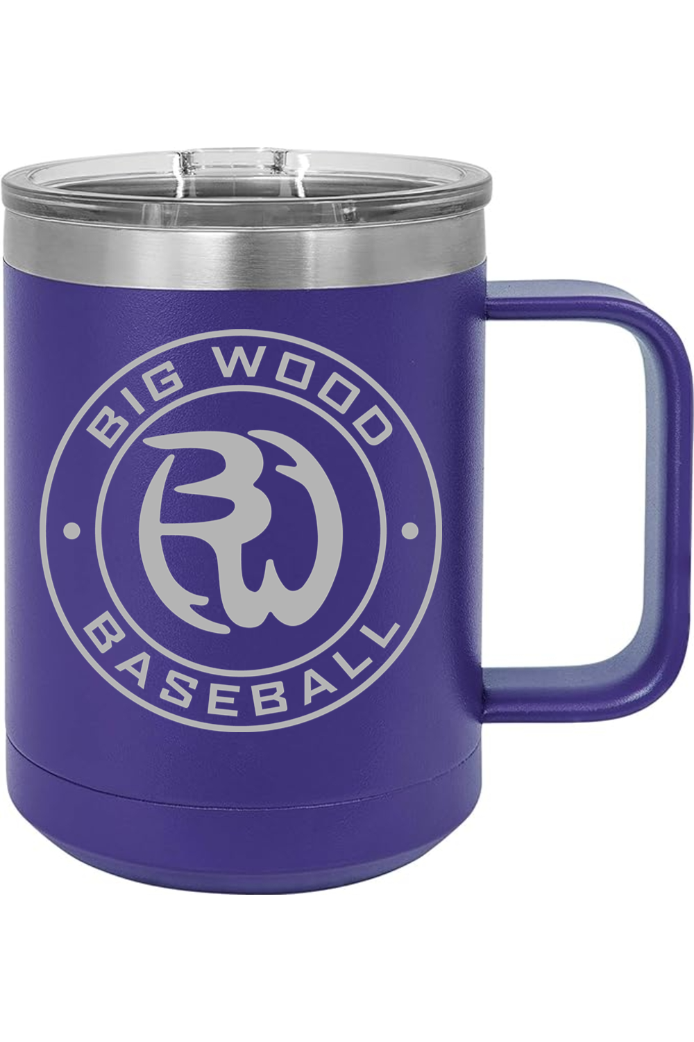 Big Wood Outdoor Stamp Insulated Coffee Mug with Slider Lid