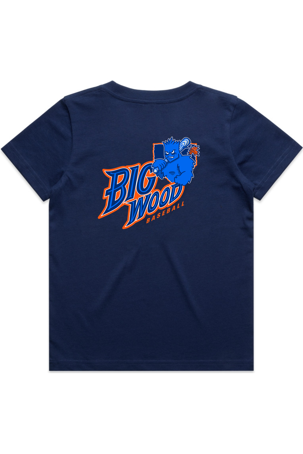 Youth - Big Wood Home Plate Mascot Tee