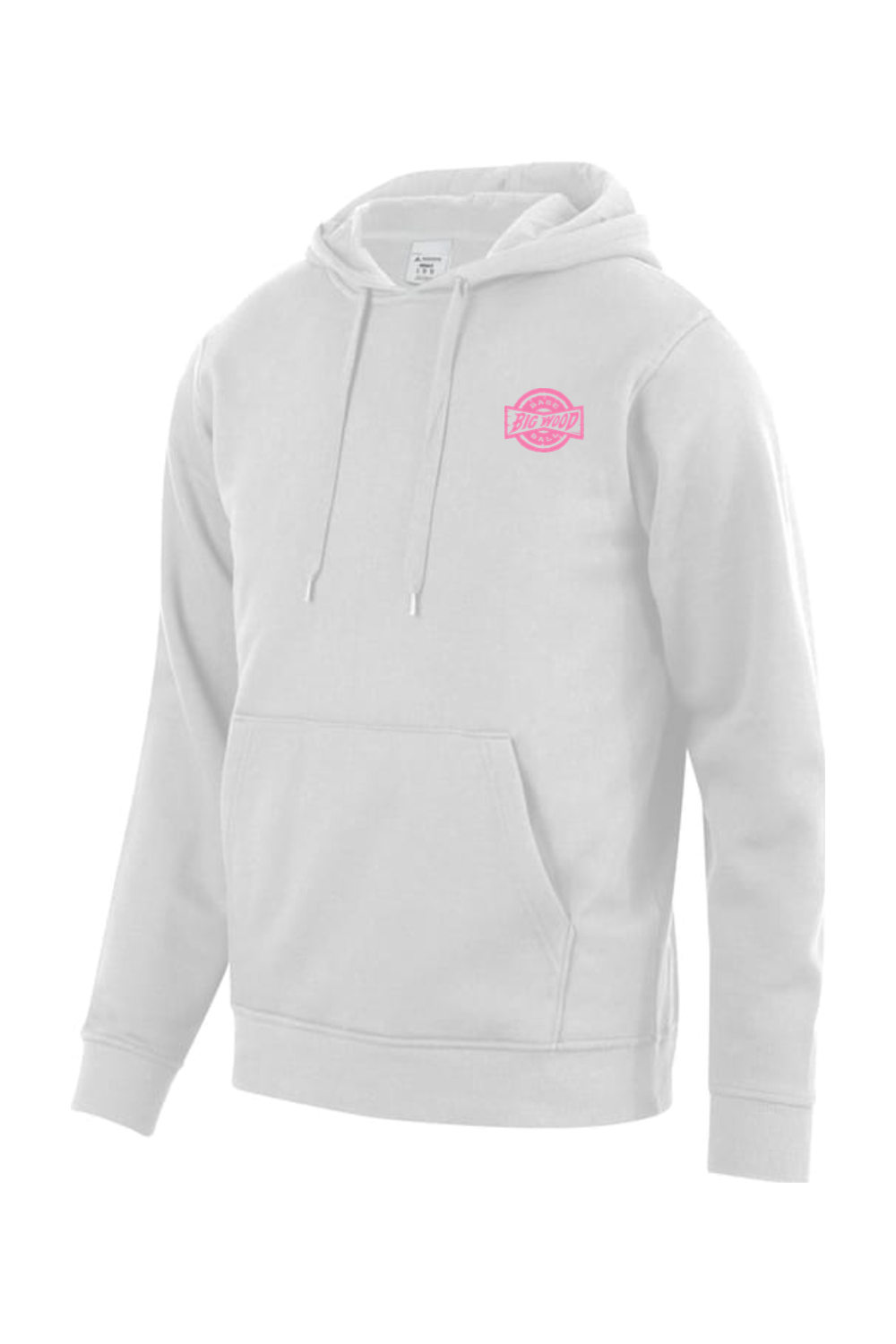 Big Wood Pink Stamp Athletic Fit Hoodie