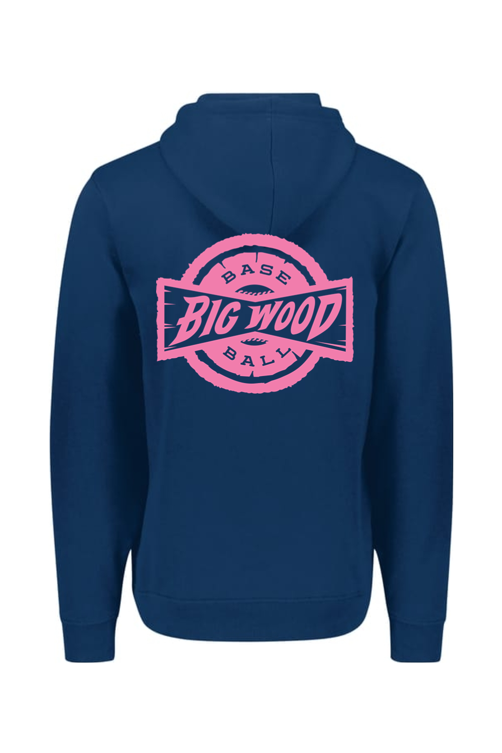 Big Wood Pink Stamp Athletic Fit Hoodie