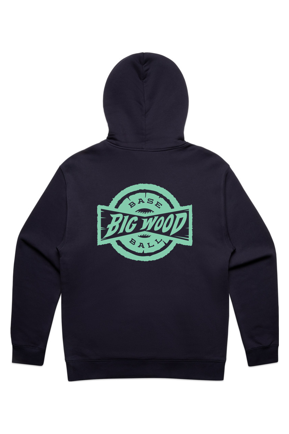 Big Wood Mint Stamp Relaxed Fit Hoodie