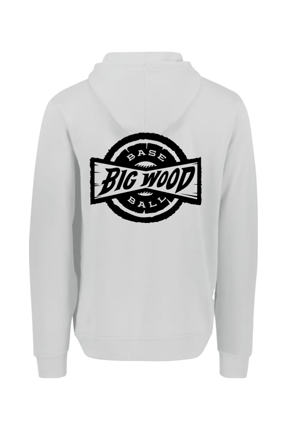 Big Wood Black Stamp Athletic Fit Hoodie