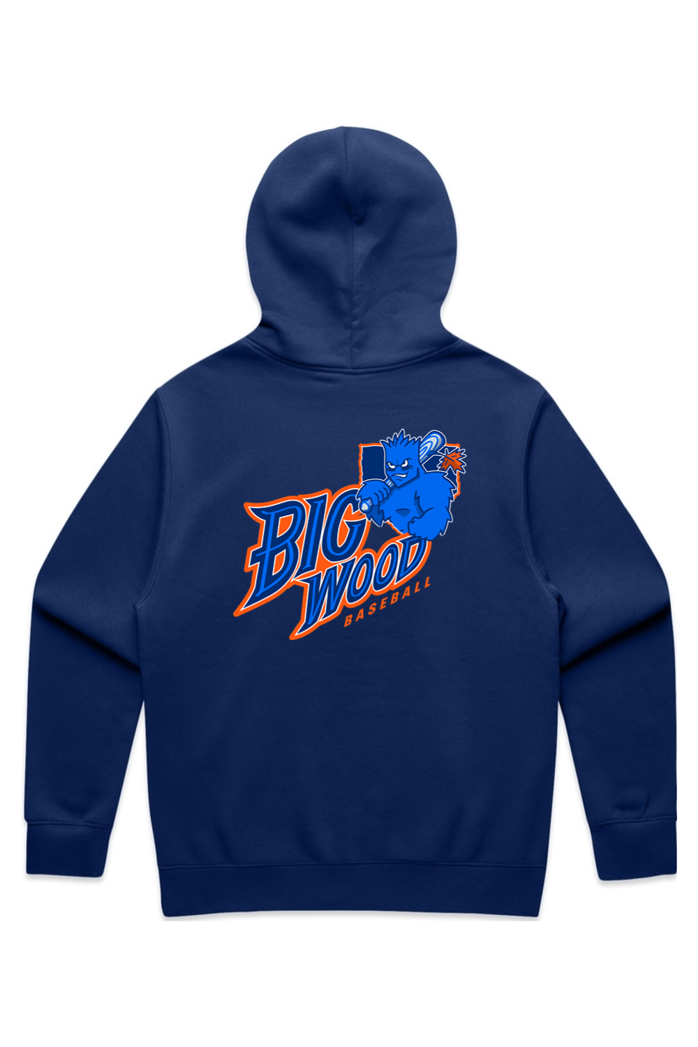 Big Wood Home Plate Relaxed Fit Hoodie
