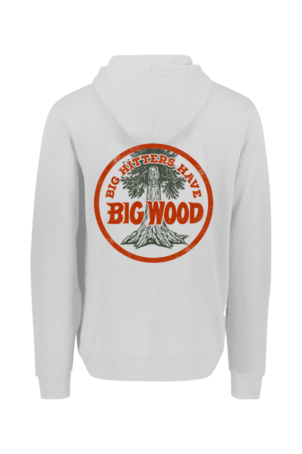 Big Hitters Have Big Wood Athletic Fit Hoodie