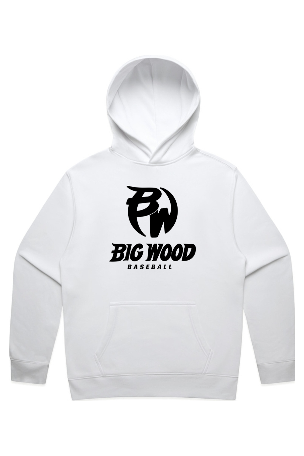 Big Wood Baseball Relaxed Fit Hoodie