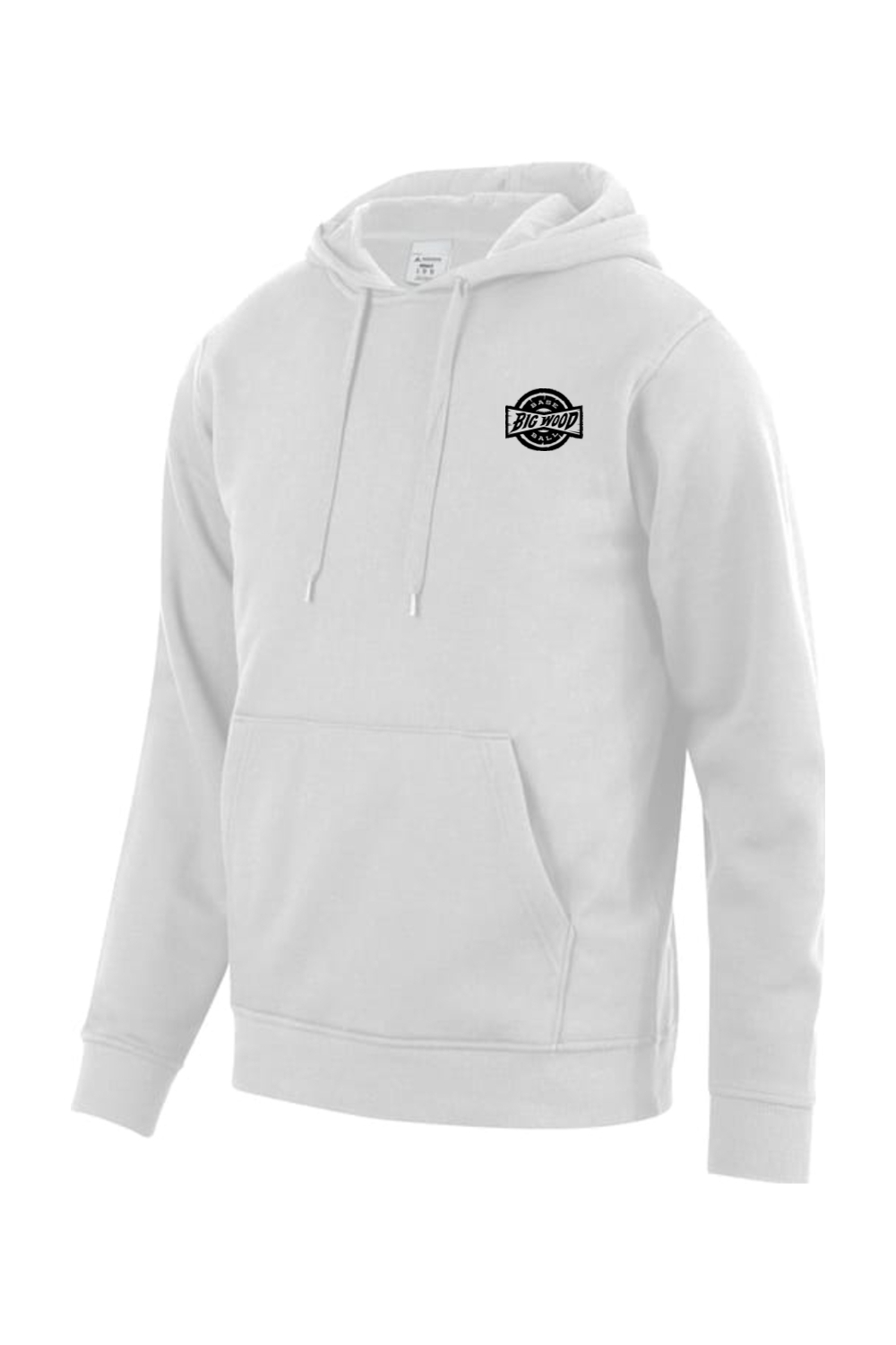 Big Wood Black Stamp Athletic Fit Hoodie