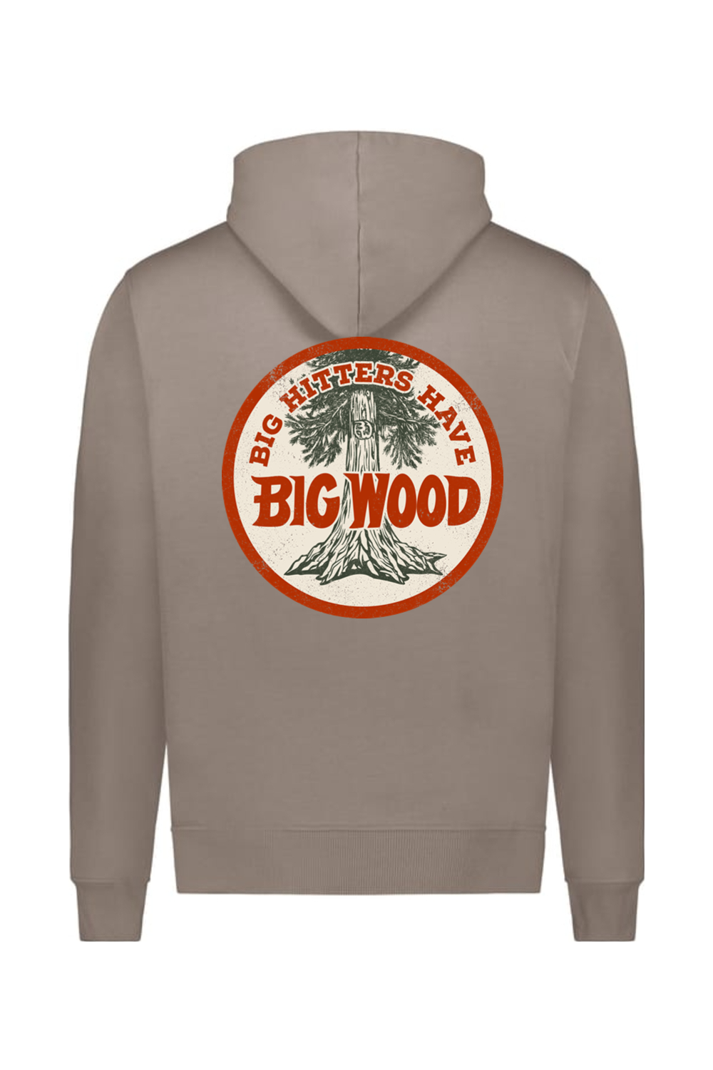 Big Hitters Have Big Wood Athletic Fit Hoodie