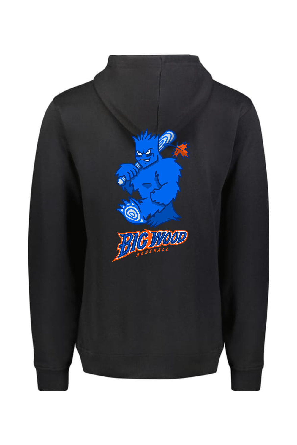 Big Wood Mascot Athletic Fit Hoodie