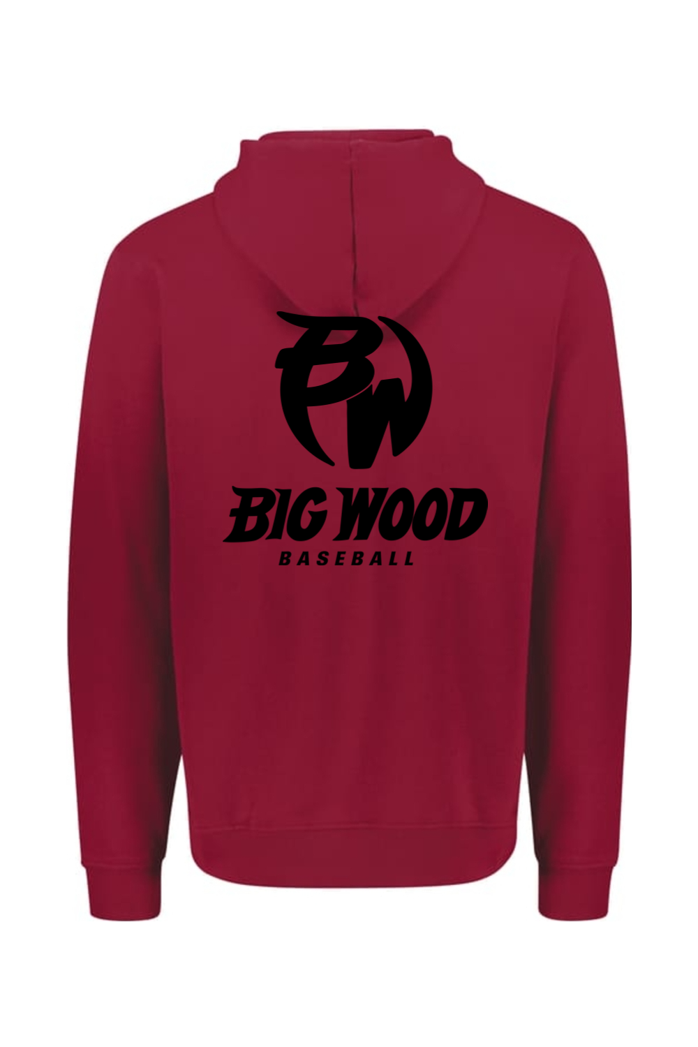 Big Wood Baseball Athletic Fit Hoodie