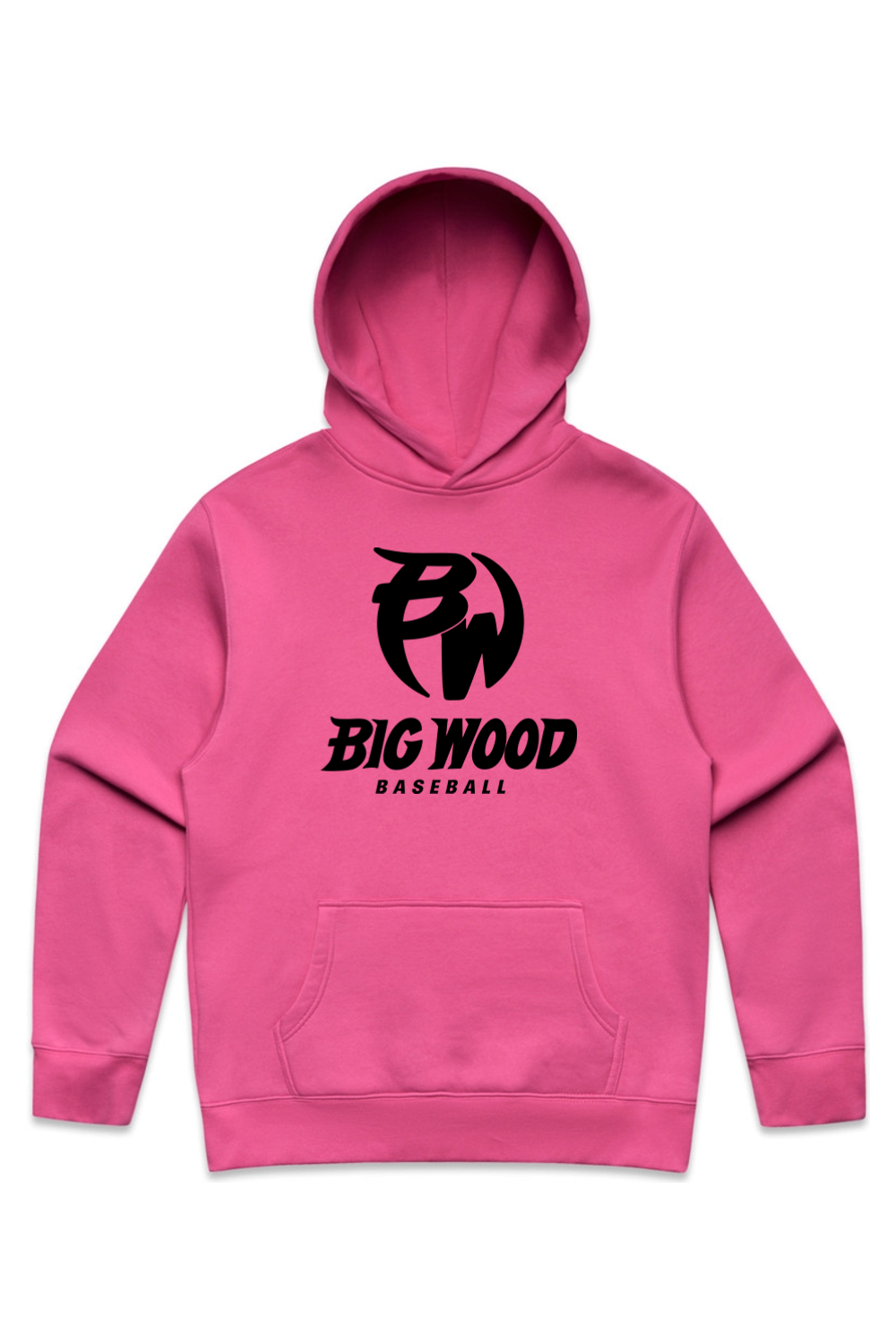 Big Wood Baseball Relaxed Fit Hoodie