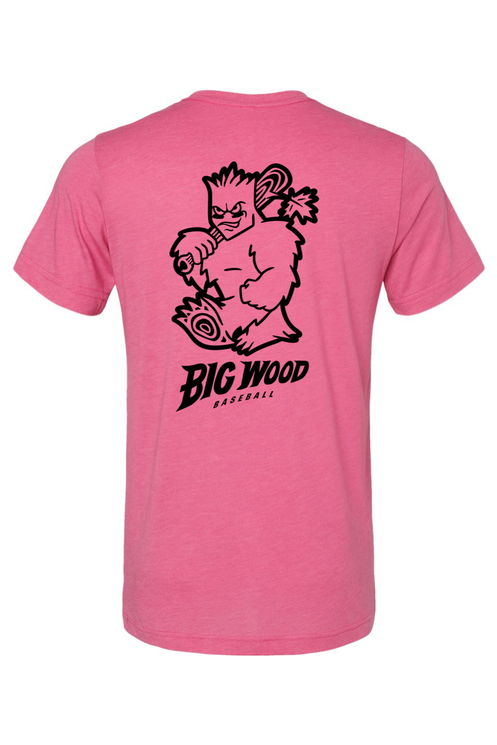 Big Wood Outlined Mascot Lightweight Tee