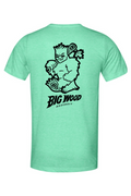 Big Wood Outlined Mascot Lightweight Tee