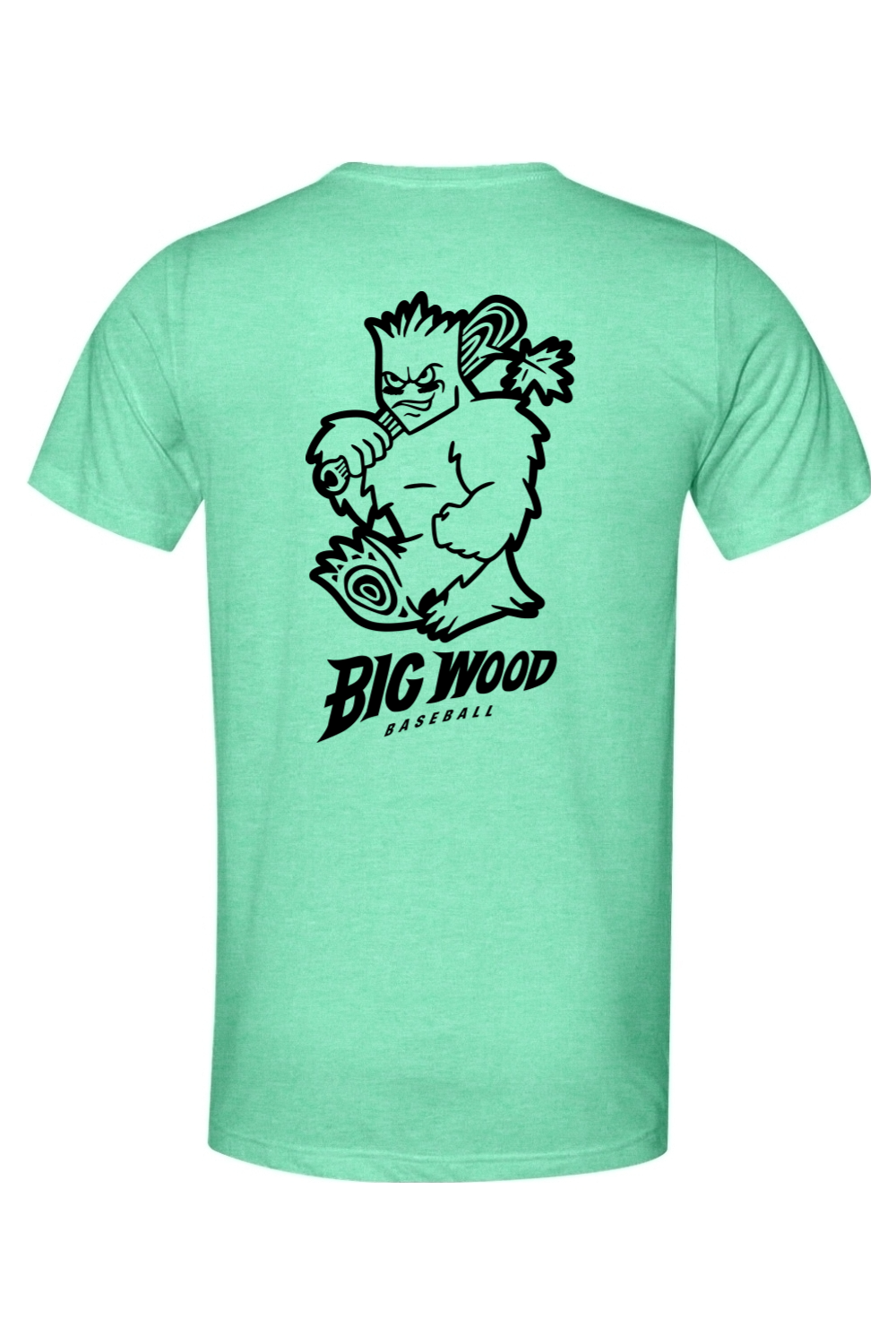 Big Wood Outlined Mascot Lightweight Tee