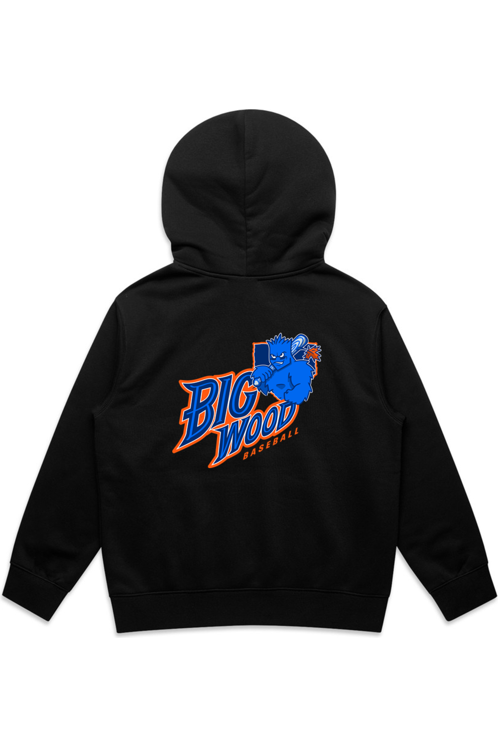 Youth - Big Wood Home Plate Mascot Relaxed Fit Hoodie