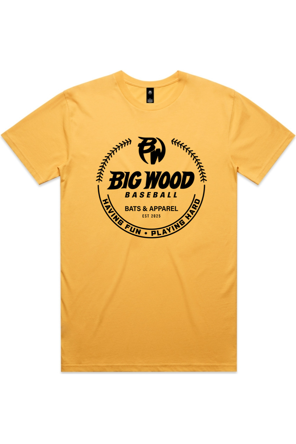 Big Wood Baseball Brand Signature Tee