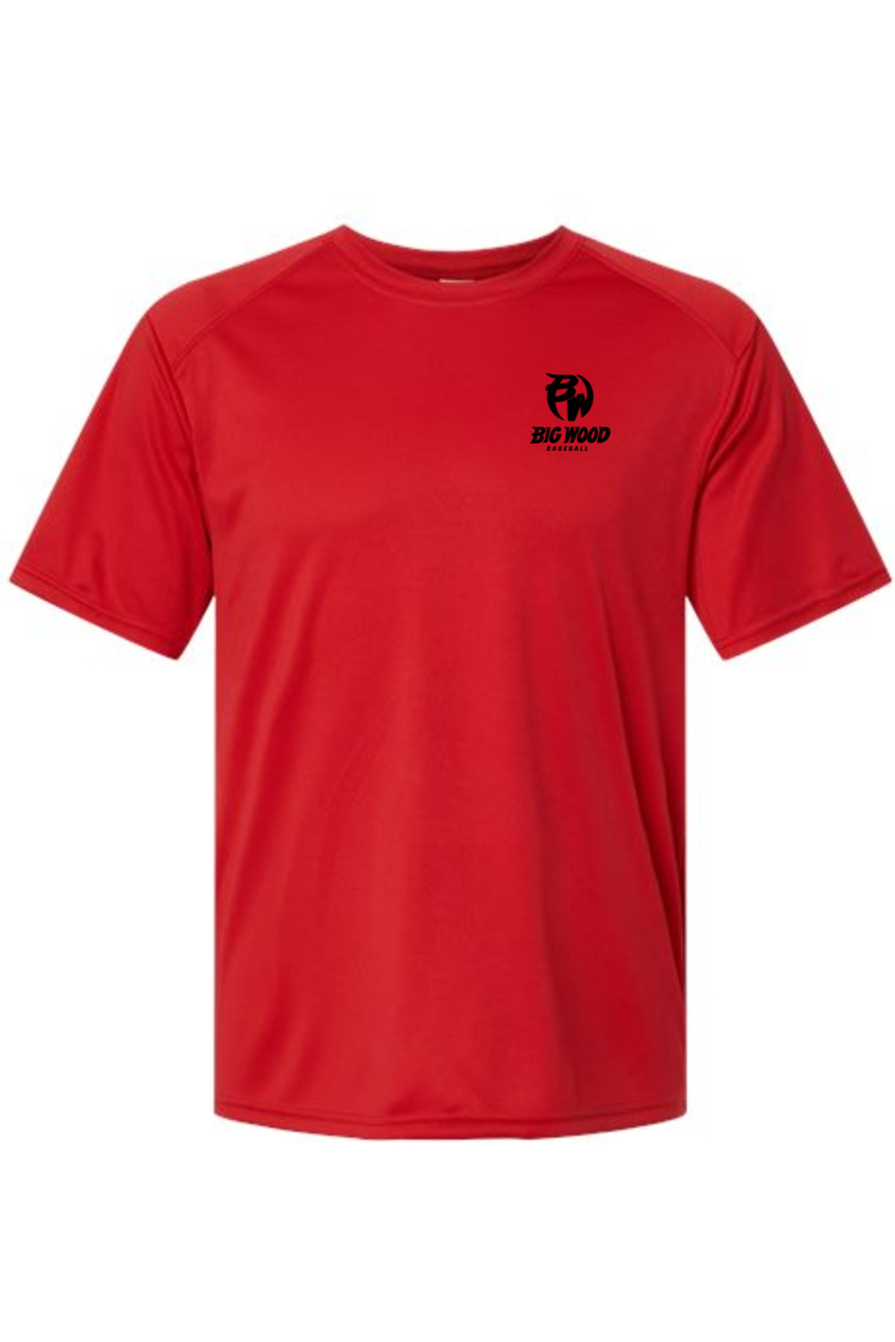 Big Wood Outlined Mascot Performance Tee