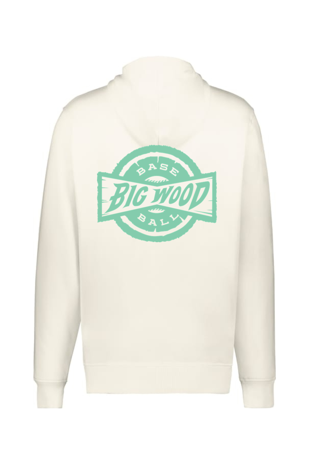 Big Wood Mint Stamp Athletic Fit Hoodie