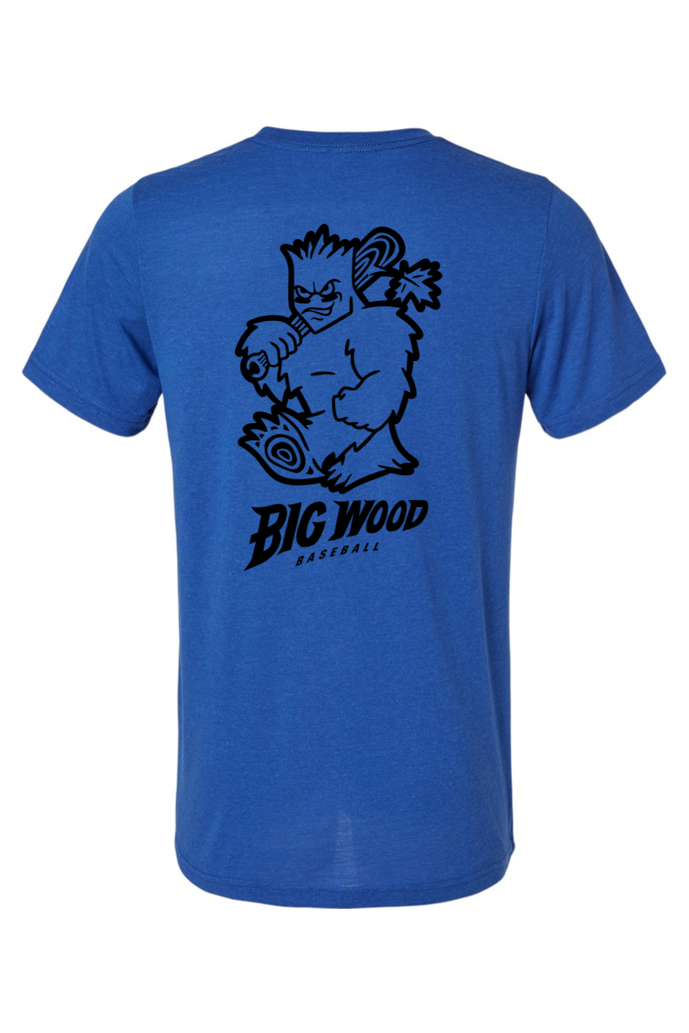 Big Wood Outlined Mascot Lightweight Tee